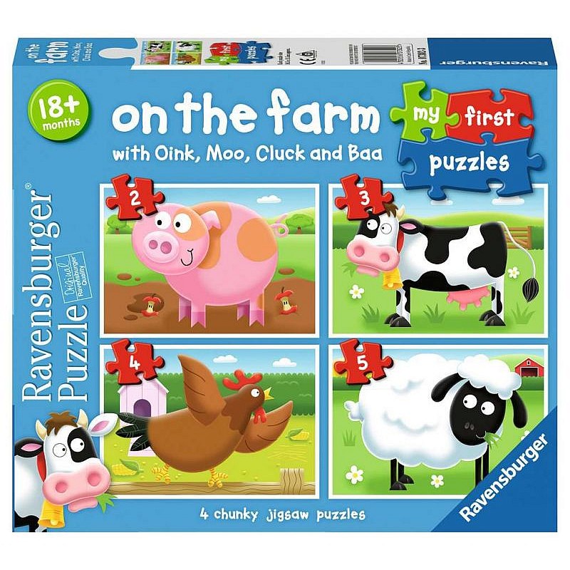 Ravensburger pusle FARM 2/3/4/5 R07302 LÕPUMÜÜK