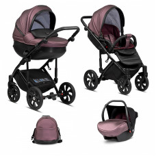 TUTIS MIMI STYLE Luxury vanker-jalutuskäru 3in1, 287 DARK PLUM