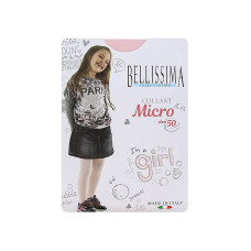 BELLISSIMA Sukkpüksid tüdrukute MICRO 50 roosa 4 - 116 cm