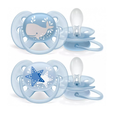 PHILIPS AVENT silikoonist lutt Ultra soft deco 6-18m, 2tk. SCF223/03