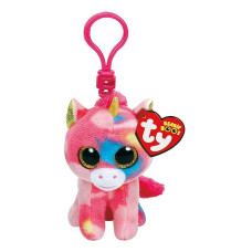 TY Beanie Boos Мягкая игрушка - брелок FANTASIA MULTICOLOR UNICORN 8см, TY36619 LÕPUMÜÜK