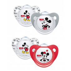 NUK Disney Mickey silikoonist lutt 0-6m. 2tk SU28 10730041 ALLAHINDLUS