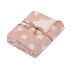 DUET BABY Pleed 80x90сm 3D+SOFT STARS, 684 beež (746843)