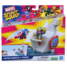 MARVEL Stunt Squad Mängukomplekt Smashin Heroes