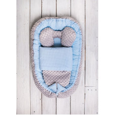 BELISIMA MINKY voodipesa +tekk SWEET BABY , P01-856, sinine