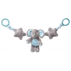 My Teddy Игрушка для коляски My First Elephant blue FEBB