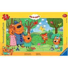 Ravensburger pusle raamis Kid-e-Cats 15tk. 3+, R 05193