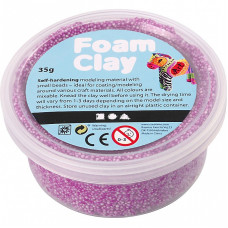 CREATIV Foam Clay kaunistuseks mass 35g Neon Purple, 78925