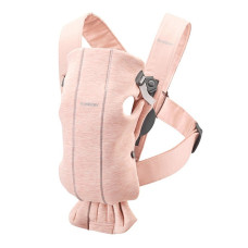 BABYBJORN MINI 3D JERSEY Känguru kott LIGHT PINK