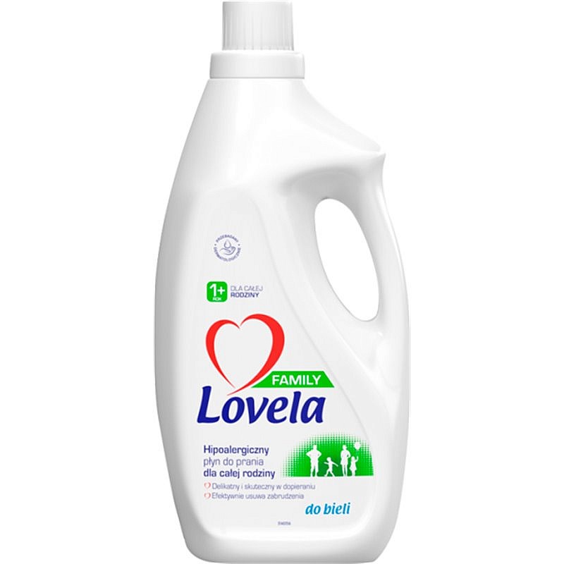 Lovela FAMILY Vedel pesuvahend valge pesu jaoks, 1.85L