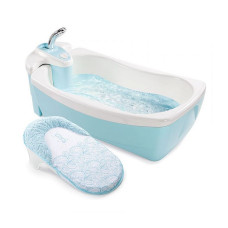 Summer Infant Lil Luxuries Whirlpool Bubbling Spa & Shower Tub (Blue) Детская Ванночка со СПА и душем 18866