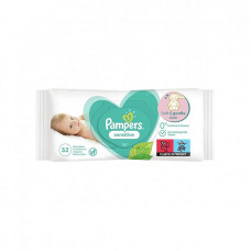 PAMPERS niisked salvrätikud Sensitive 52tk.