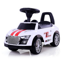 MILLY MALLY RACER Tõukeauto WHITE