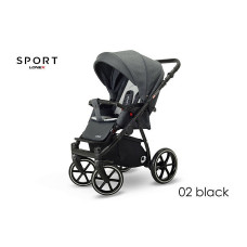 LONEX SPORT Jalutuskäru,02 Black