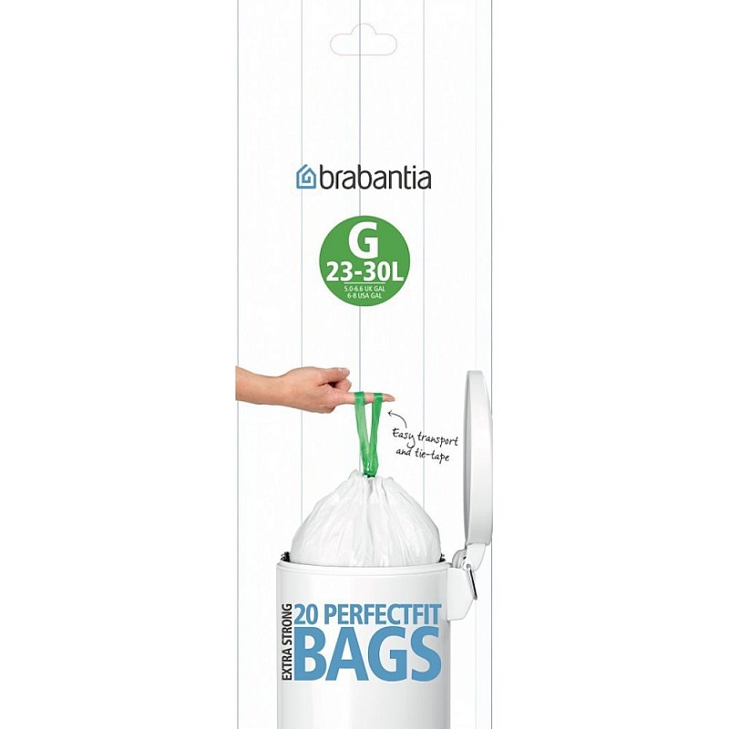 BRABANTIA Prügikotid, 23-30 l, (G) (20 tk)