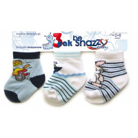 BE SNAZZY sokid 3tk, art. 3PAK/A BOY,L