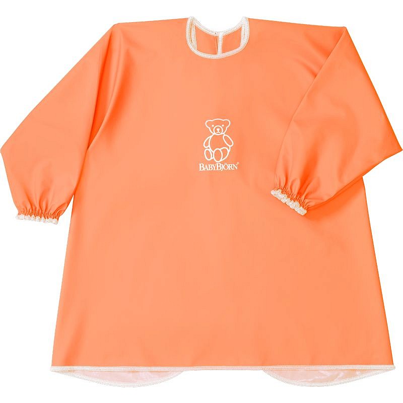 Pudipõll BABYBJORN Long Sleeve Bib, 044383 orange