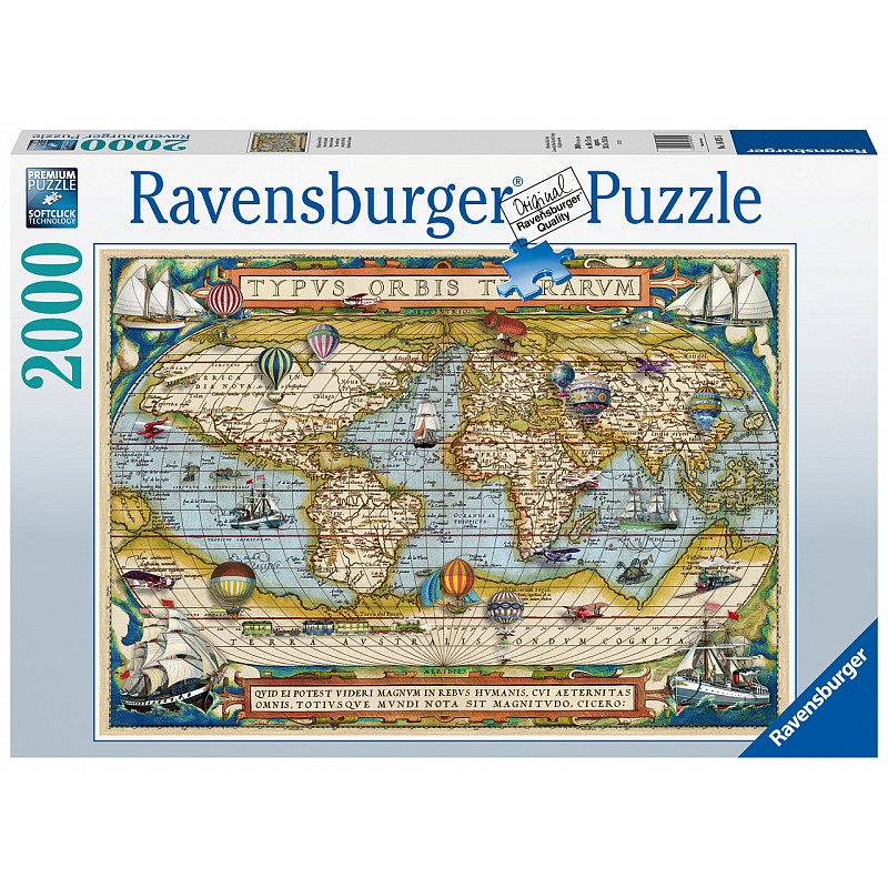 RAVENSBURGER pusle Around the World, 2000tk., 16825