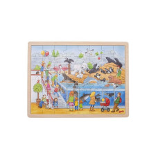 GOKI puidust puzzle Külasta loomaaias 57744