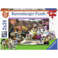 Ravensburger pusle 2X24 Cats R 05012