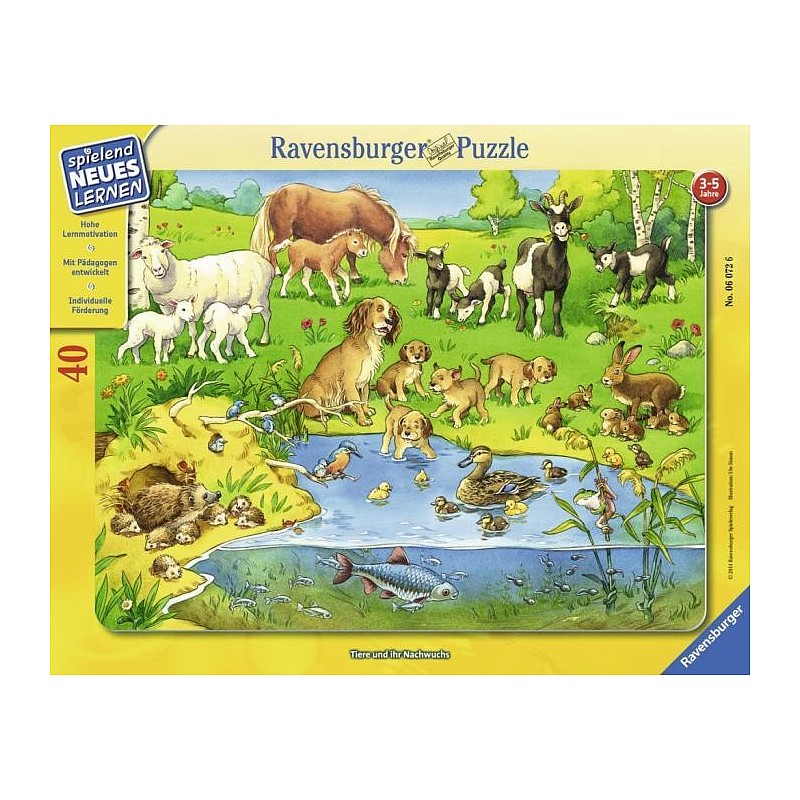 Ravensburger Пазл "Животные" (40gab), 06072