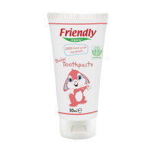 FRIENDLY ORGANIC 100% söödavatest koostisosadest orgaaniline beebide hambapasta 50 ml FR1727