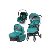 Vanker-jalutuskäru 3in1 4BABY ATOMIC GREEN