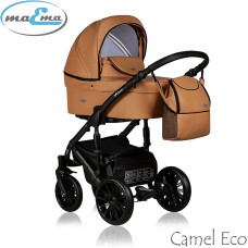 MAEMA ViTor Leather vanker-jalutuskäru 3in1, CAMEL ECO