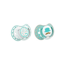 LOVI RETRO BABY näiv Silicone dünaamilise 6-18m 2 tk., 22/805 türkiissinine