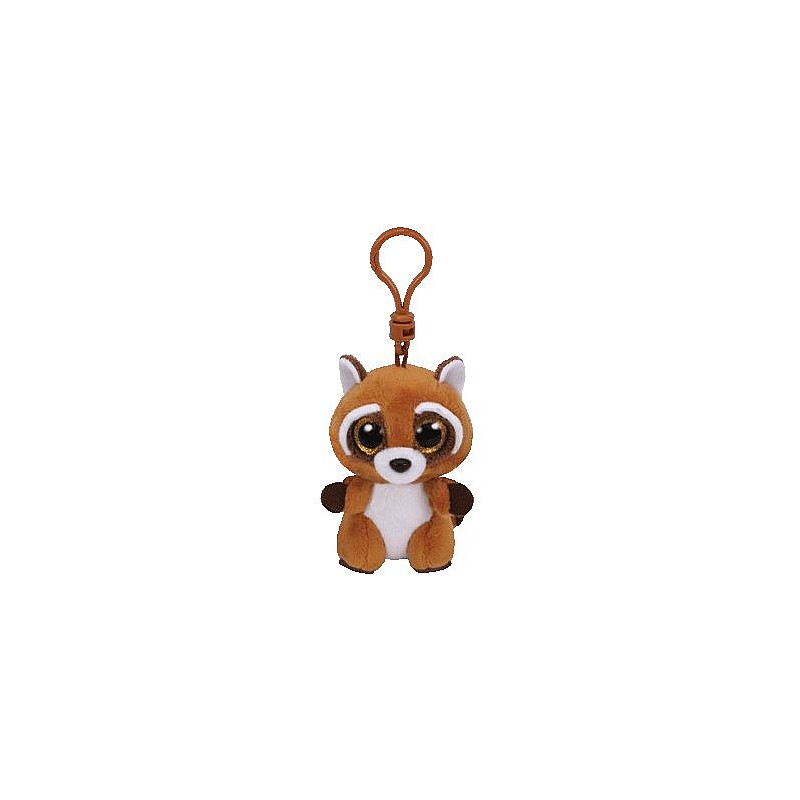 TY Beanie Boos Мягкая игрушка - брелок RUSTY RACOON 8см, TY36619