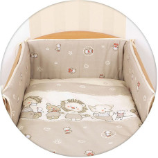 CEBABABY voodipesu komplekt 3eset 135x100сm DUCKLINGS BROWN