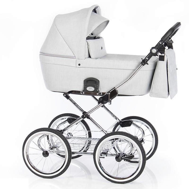 ROAN COSS Classic vanker-jalutuskäru 2in1, Grey