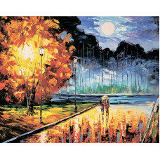 TSVETNOY diamond mosaiik 40x50cm Autumn Mood, LG254e