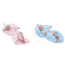 MAGIC BABY Nukk Newborn roosa / sinine riided 28cm 00289