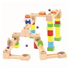 BINO puidust konstruktor Marble Run 40 elem. 36м+ 82071