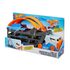 Hot Wheels Stunt & Go Грузовик с кольцом для трамплина GCK38