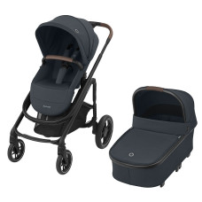 MAXI COSI PLAZA PLUS Vanker-jalutuskäru 2in1, Essential Graphite