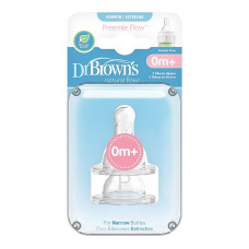 DR.BROWNS silikoonist lutt enneaegsetele imikutele 0m+, OPTIONS 2tk. 292-INTL