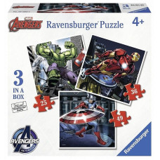 Ravensburger AVENGERS пазл 25/36/49элем. R07004