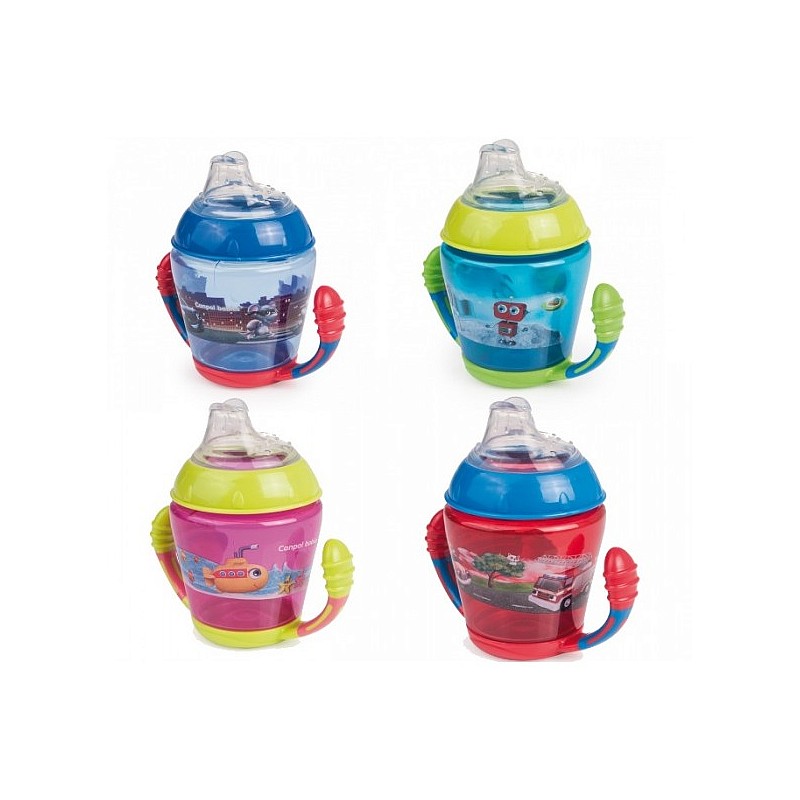 CANPOL BABIES joogitops  HAPPY VEHICLES/FOREST FRIENDS 230ml 9m+, 56/502 LÕPUMÜÜK