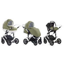 TUTIS MIMI STYLE vanker jalutuskäru 3in1, 383 Green Olive