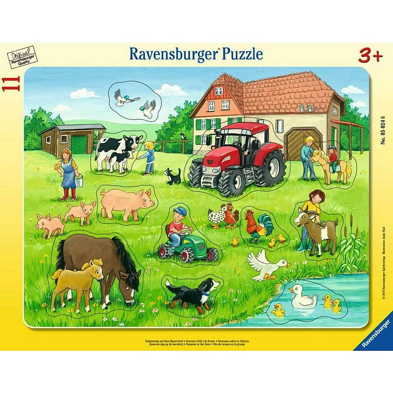 Ravensburger pusle raamis 11elem. 3+, 05024