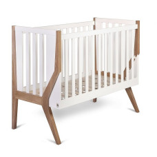 Yappy Kids YappyIcon  võrevoodi  120x60 cм, white/oak