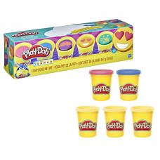 PLAY-DOH voolimismass Õnne värvid, 5 tk