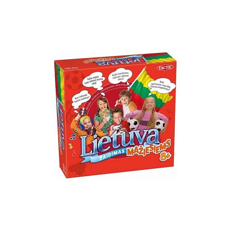 TACTIC Boardgame Lithuania Trivia Junior (на литовском яз.)