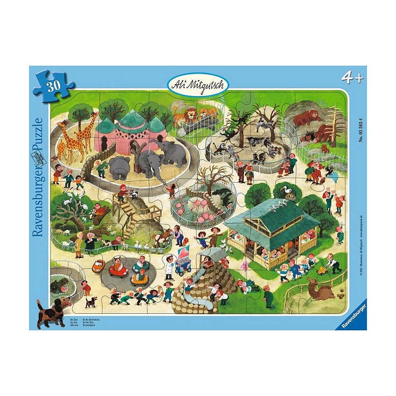 Ravensburger Pusle raamis At the Zoo 30tk. 4+ R 05565