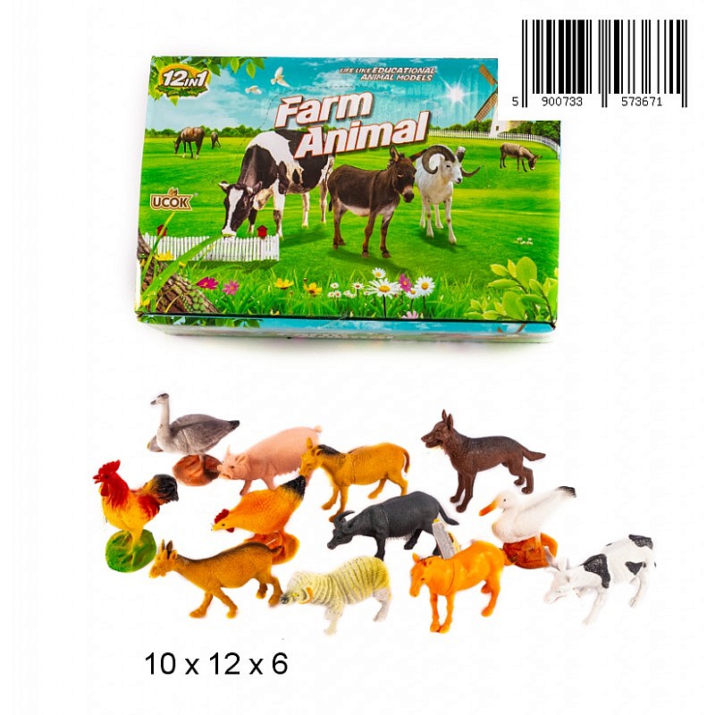 MIDEX Lemmikloom FARM ANIMALS 1tk. 10-12cm. 1140N