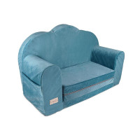 KLUPS CLOUD Velvet pehme tugitool V111 BLUE