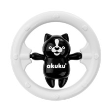 AKUKU kõristi Bear, Black/white A0467