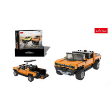 RASTAR 1:30 kokkupandav auto mudel Hummer EV, assort., oranz/kollane, 454 parts, 93700